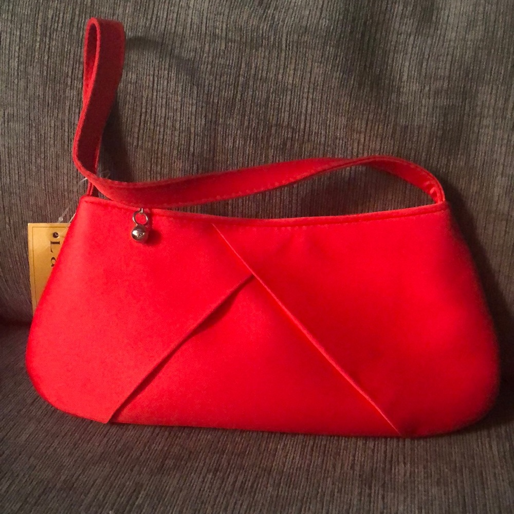 Red La Regale Purse with Tags